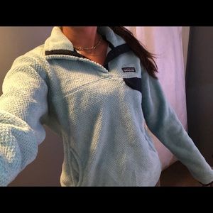 blue patagonia sherpa